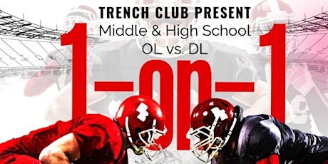 Middle and High School OL vs DL 1-on-1s