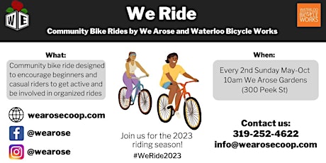 We Ride Bicycle Series - Juneteenth Ride: Celebrating Black Businesses