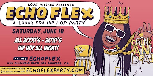 Echo Flex: a 2000s Hip Hop Party! primary image