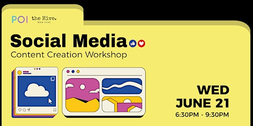 Hauptbild für the Hive x POI Studio: Social Media Content Creation Workshops