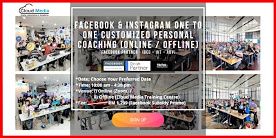 Hauptbild für Facebook Partner - Facebook & Instagram (One to One Coaching)