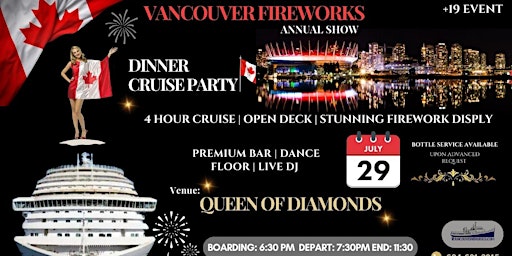 Fireworks Show Full Dinner Cruise July 29 primary image