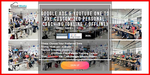 Immagine principale di Google Partner - Google Ads & YouTube (One to One Coaching) 