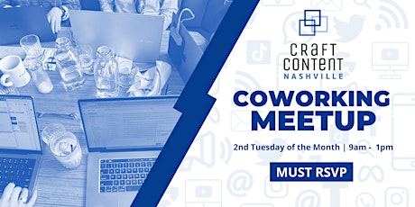Craft Content Nashville: June 2023 Coworking Meetup