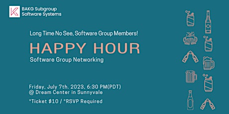 Software Systems Subgroup Happy Hour