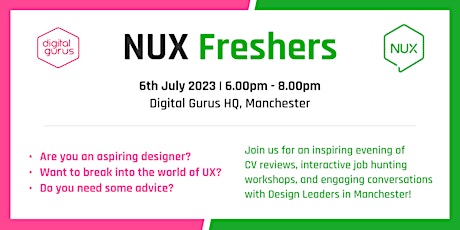 NUX Freshers - Manchester 6th July 2023