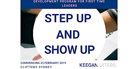 Leadership Development Program - First Time Leaders | Step Up and Show Up primary image