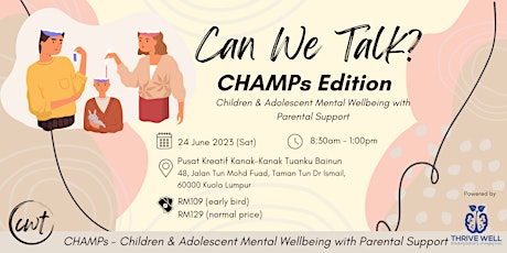 Can We Talk: Children & Adolescent Mental Wellbeing with Parental Support