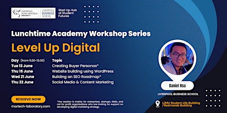 Lunchtime Academy Workshop Series (Social Media & Content Marketing) primary image