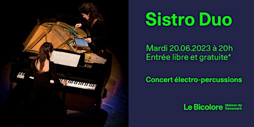 Image principale de Concert électro-percussions : Sistro Duo au Bicolore