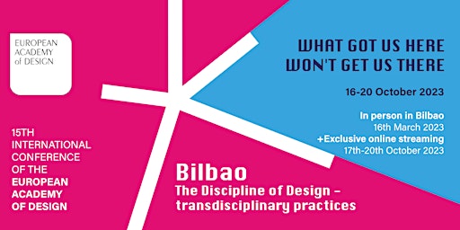 Imagen principal de EAD 2023 Bilbao: The Discipline of Design