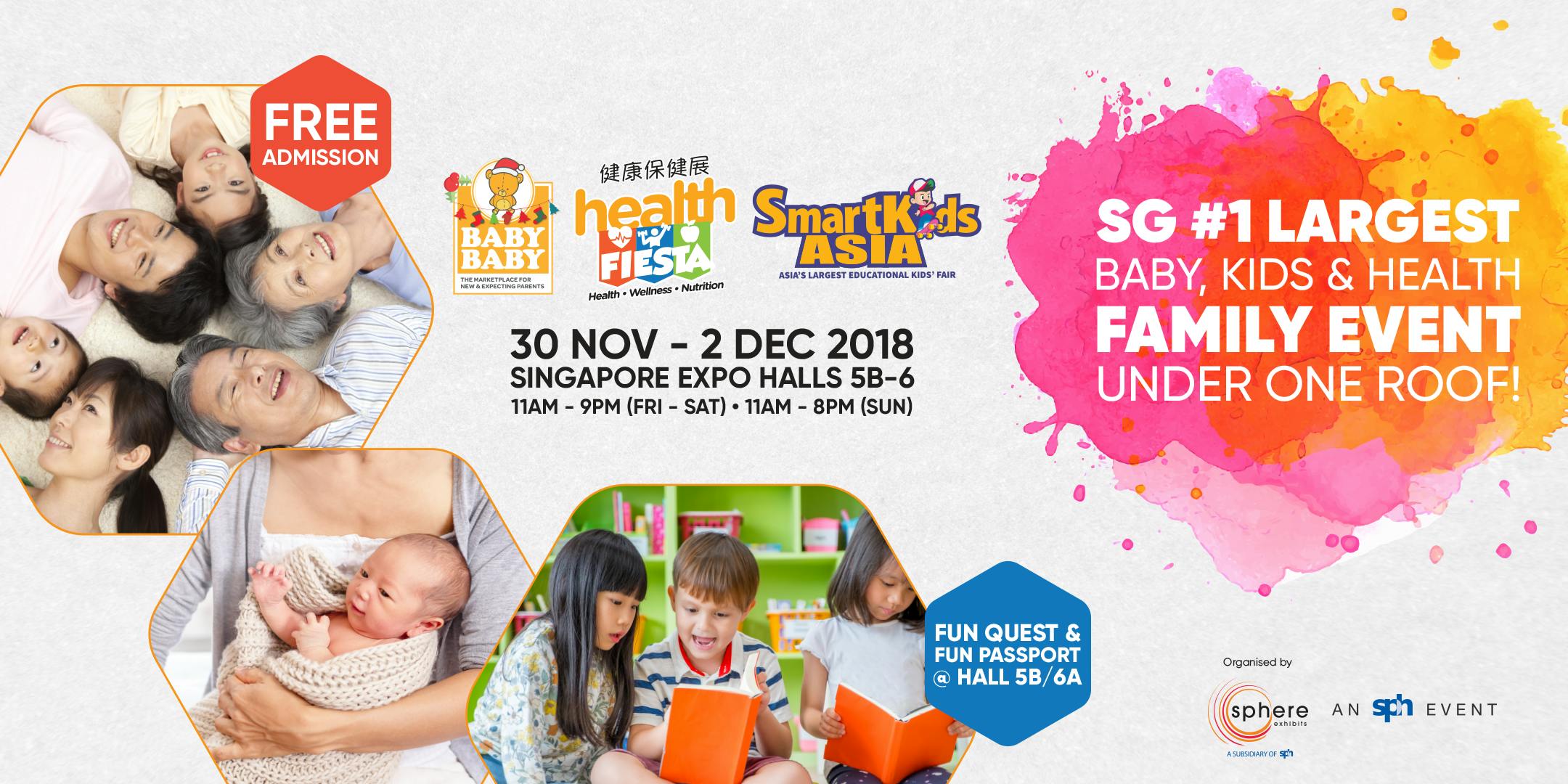 3 in 1 sg 1 largest baby kids health family event under one roof