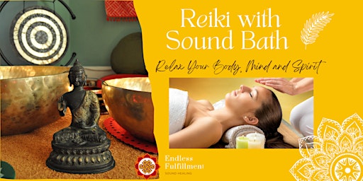 Energy booster session:  Personal Reiki treatment with Sound Bath primary image