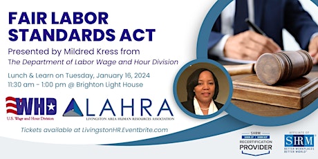 Fair Labor Standards Act Presented by the DOL Wage and Hour Division primary image