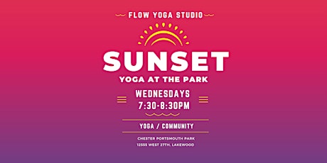 Sunset Yoga in the Park