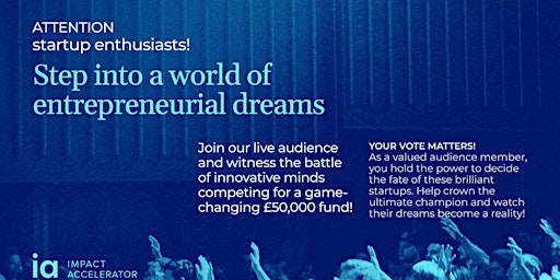 Join us for an evening of inspiration, excitement and £50k of impact! primary image