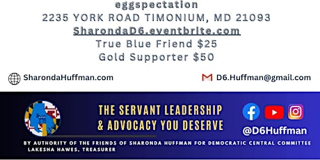 Sharonda Huffman Campaign Kickoff *NEW DATE