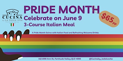 Rainbow of Flavors: A Pride Celebration with Delectable Italian Fare primary image