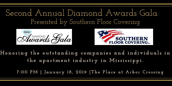 Second Annual MAA Diamond Awards Gala Presented By Southern Floor Covering