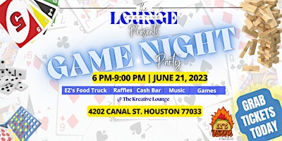 Game Night at "The Kreative Lounge" primary image