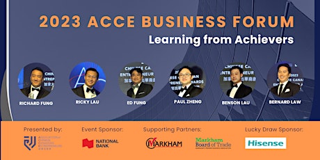 2023 ACCE Business Forum - “Learning from the Achievers”