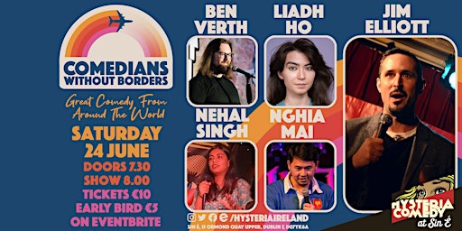 Immagine principale di Comedians Without Borders: Monthly Stand Up Comedy 
