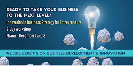 Innovation in Business Strategy for Entrepreneurs primary image