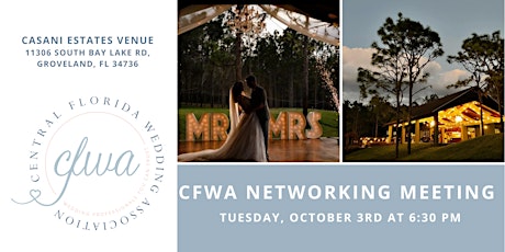 CFWA October Networking Event at Casani Estates Venue