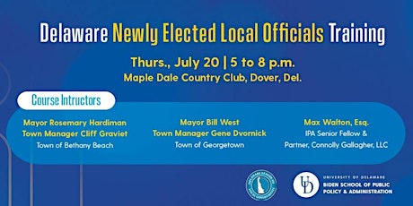 Delaware Newly Elected Local Officials Training