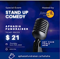 Comedy Fundraiser for The Aphasia Centre! primary image