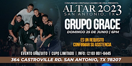 Grupo Grace - Altar 2023 San Antonio, TX | 25 de Junio