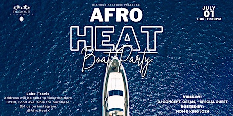 Diamond Paradise Presents: AfroHeat Boat Party
