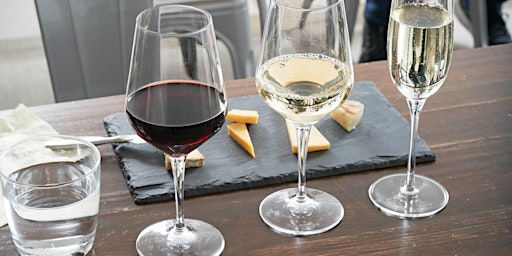 Hauptbild für Slice & Sip: Cheese & Wine Tasting