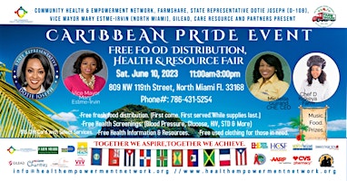 Imagem principal de Caribbean Pride Event: Free Food Distribution, Health and Resource Fair