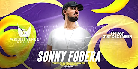 The Wright Venue Presents Sonny Fodera! primary image