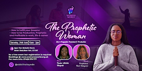 The Prophetic Woman Prayer Breakfast with Pastor Abbiih primary image
