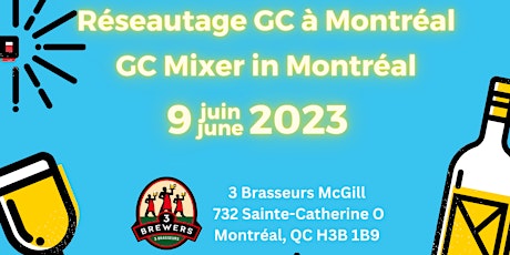 5 à 7 pour les fonctionnaires à Montréal | GC Mixer in Montréal