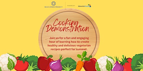 Cooking Demonstration with Blue Zones Project - Lake County