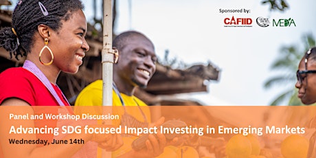 Advancing SDG focused Impact Investing in Emerging Markets(Afternoon Event)