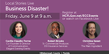 IN-PERSON - Local Stories Live! Business Disaster!