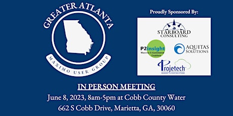 Greater Atlanta (Georgia) Maximo User Group In-Person Meeting