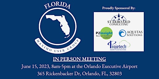 Florida Maximo User Group In-Person Meeting