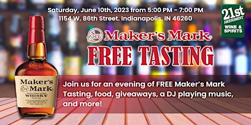 Maker's Mark FREE Tasting primary image