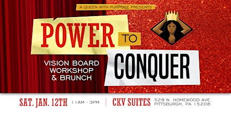 The Power to Conquer Vision Board Workshop & Brunch primary image
