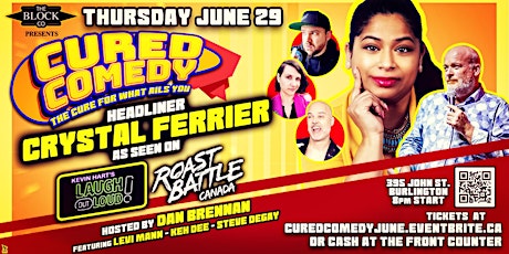 Cured Comedy Presents Crystal Ferrier