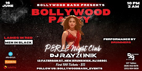 Bollywood Bash Desi Circus - DesiParty @PERLE Night Club, New Brunswick, NJ