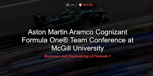 Imagen principal de Aston Martin Aramco Cognizant Formula One®  Conference at McGill University