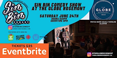 Sin Bin Comedy Show at The Globe Rosemont
