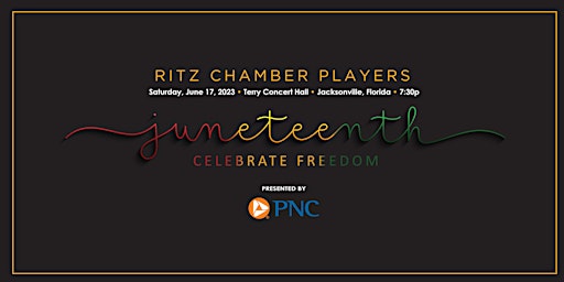RITZ CHAMBER PLAYERS JUNETEENTH: CELEBRATE FREEDOM primary image