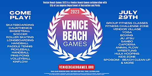 Imagen principal de Venice Beach Games 2023